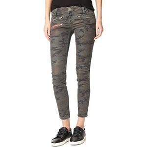 Etienne Marcel Size 25 Washed Camouflage Skinny Stretch Ankle Jeans